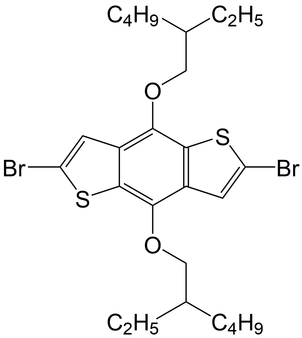 2,6-二溴-4,8-双[(2-乙基己基)氧基]苯并[1,2-b:4,5-b']二噻吩/1226782-13-3